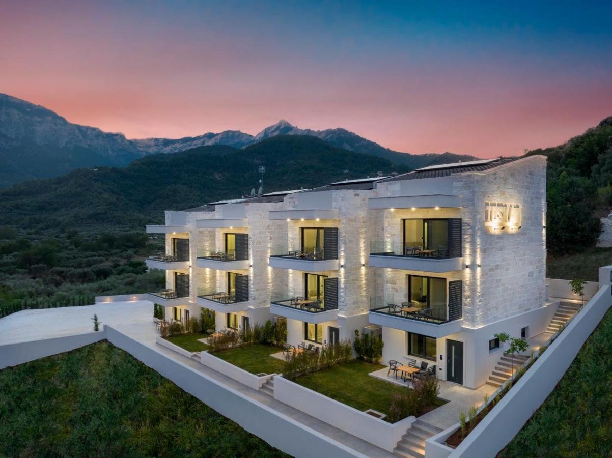 Toska Tower Aparthotel Chrysi Ammoudia Bagian luar foto