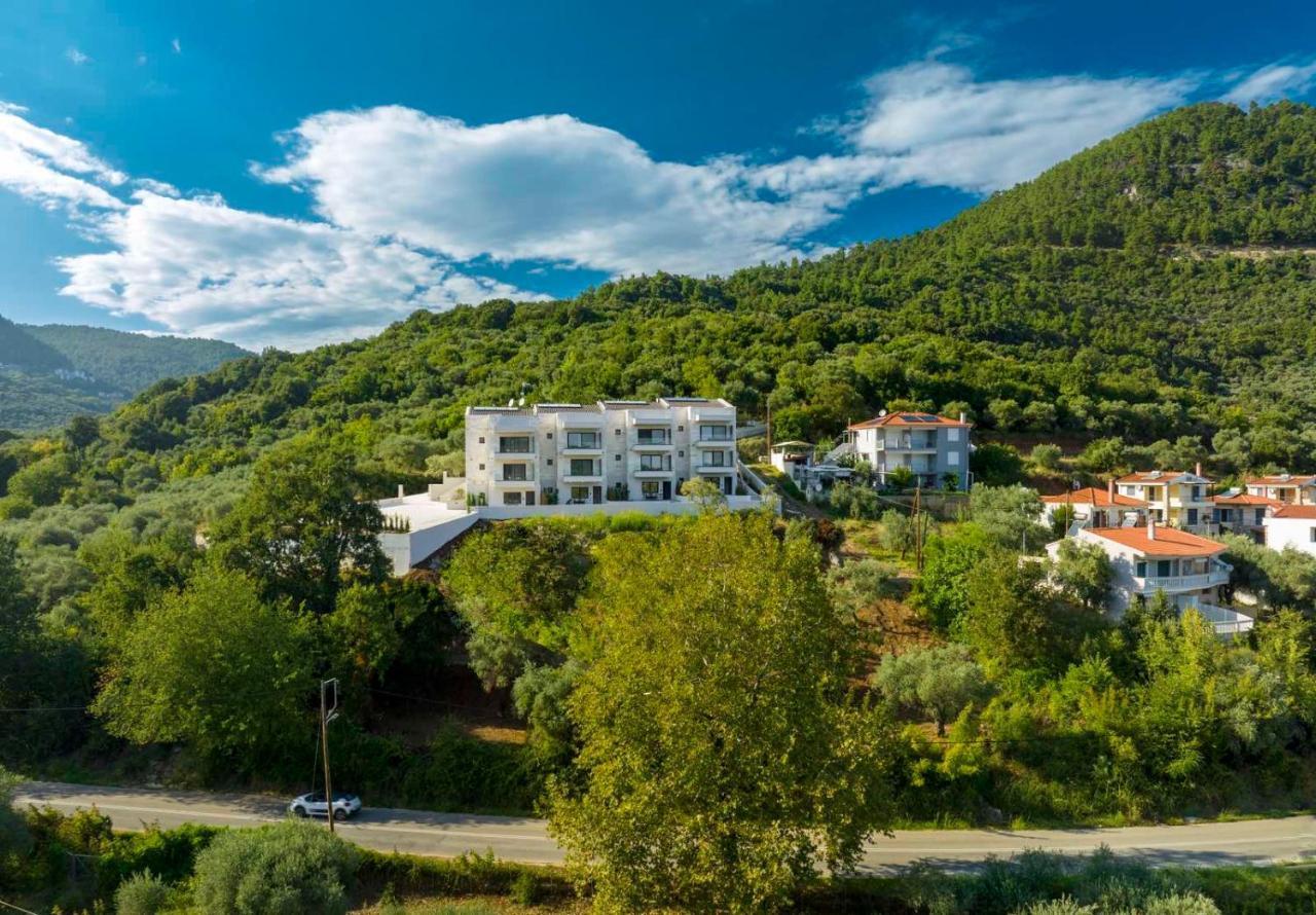 Toska Tower Aparthotel Chrysi Ammoudia Bagian luar foto