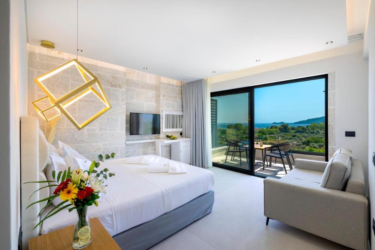 Toska Tower Aparthotel Chrysi Ammoudia Bagian luar foto