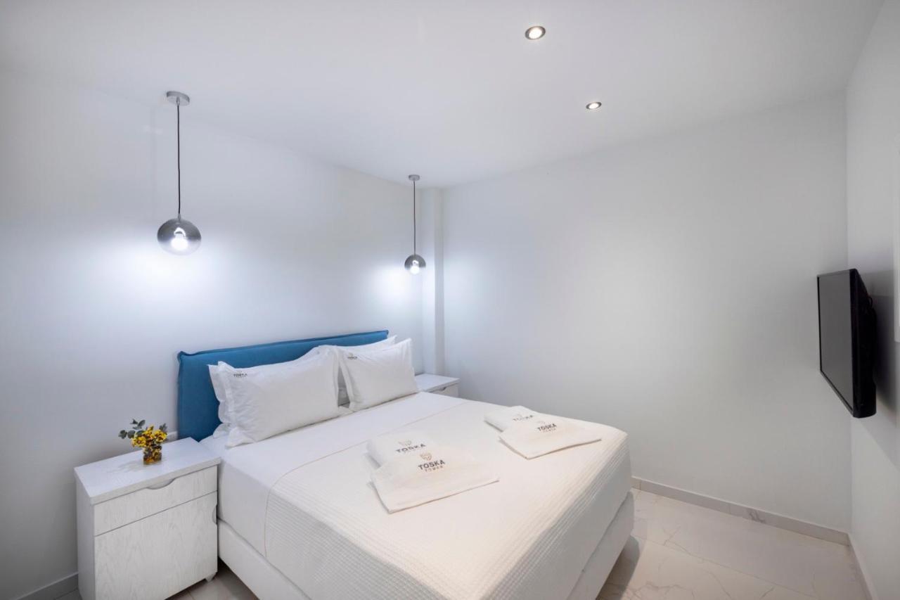 Toska Tower Aparthotel Chrysi Ammoudia Bagian luar foto