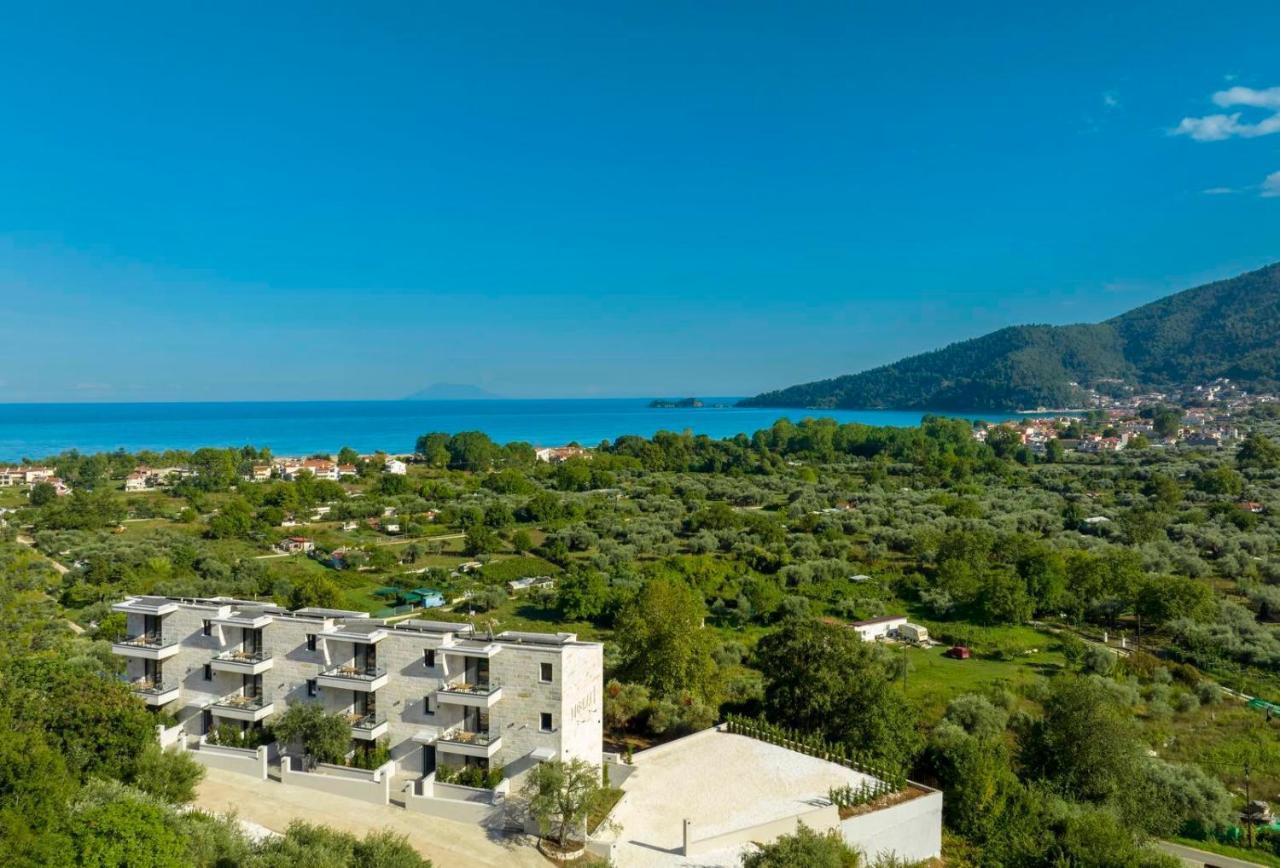 Toska Tower Aparthotel Chrysi Ammoudia Bagian luar foto