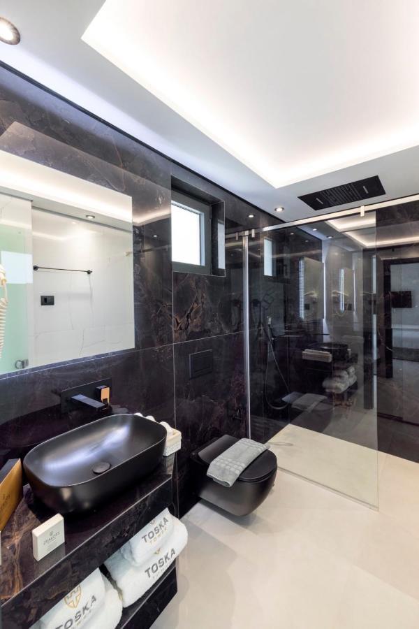 Toska Tower Aparthotel Chrysi Ammoudia Bagian luar foto